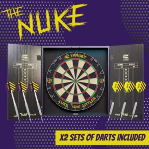 FREE PRIZE - NUKE DARTBOARD PLUS 2 SETS OF DARTS