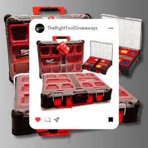 Win a Milwaukee slim screwbox organiser case