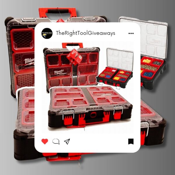 Win a Milwaukee slim screwbox organiser case