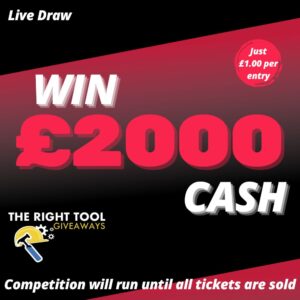win £2000 tax free cash!