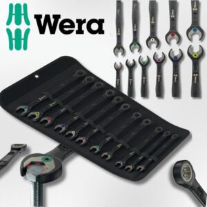 NEW – Wera 11pc Joker Black Edition Ratcheting Combination Wrenches Set