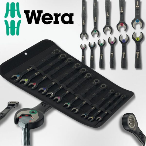 NEW – Wera 11pc Joker Black Edition Ratcheting Combination Wrenches Set